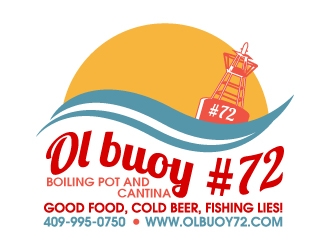 Ol buoy #72 boiling pot and cantina logo design by karjen