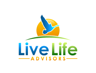 Live Life Advisors logo design by BrightARTS