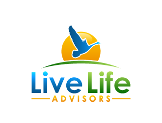 Live Life Advisors logo design by BrightARTS