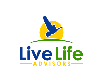 Live Life Advisors logo design by BrightARTS