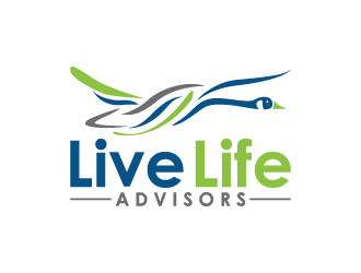 Live Life Advisors logo design by BrightARTS
