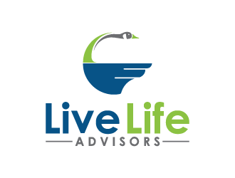Live Life Advisors logo design by BrightARTS