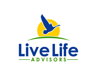 Live Life Advisors logo design by BrightARTS