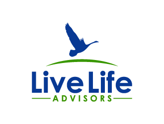 Live Life Advisors logo design by BrightARTS