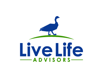 Live Life Advisors logo design by BrightARTS