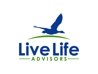 Live Life Advisors logo design by BrightARTS