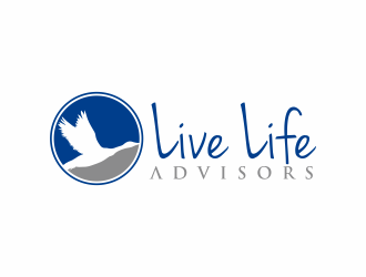 Live Life Advisors logo design by santrie