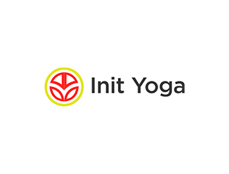 Init Yoga logo design by blackcane
