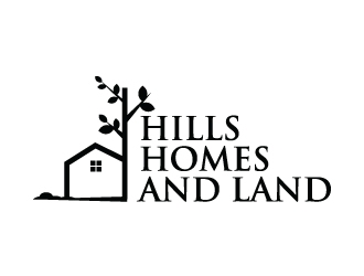 Hills, Homes, and Land logo design by yans