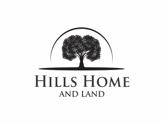 Hills, Homes, and Land logo design by santrie