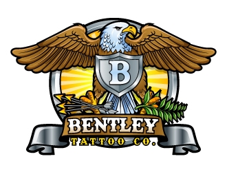 Bentley Tattoo Company logo design by uttam