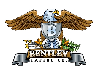 Bentley Tattoo Company logo design by uttam