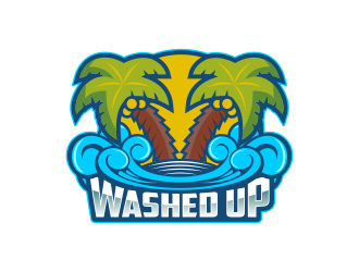 Washed Up logo design by andriandesain