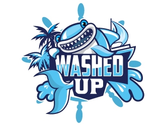 Washed Up logo design by Suvendu