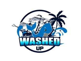 Washed Up logo design by bougalla005