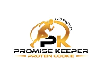 Promise Keeper protein cookie logo design by uttam