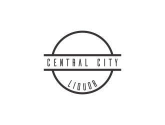 Central City Liquor  logo design by sitizen