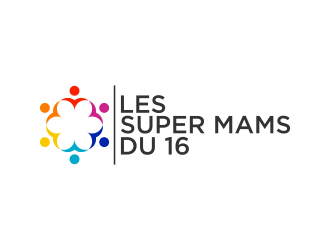 Les Super Mams du 16 logo design by sitizen