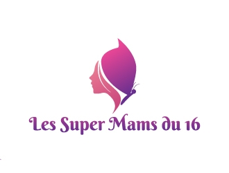Les Super Mams du 16 logo design by kasperdz