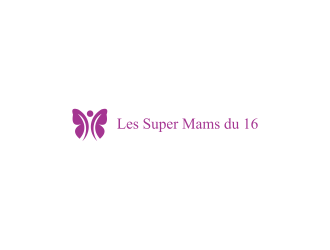 Les Super Mams du 16 logo design by kaylee
