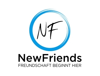 NewFriends (company name) Freundschaft beginnt hier. (Slogan) logo design by berkahnenen