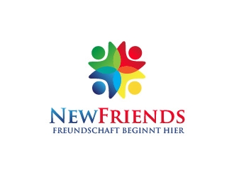 NewFriends (company name) Freundschaft beginnt hier. (Slogan) logo design by usef44