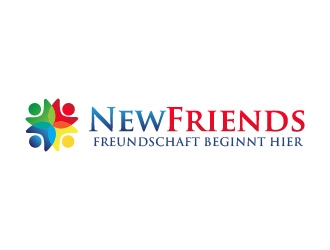 NewFriends (company name) Freundschaft beginnt hier. (Slogan) logo design by usef44