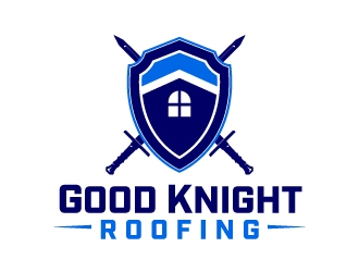 Good Knight Roofing logo design by jaize