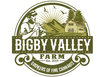 Bigby Valley Farms logo design by THOR_