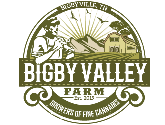 Bigby Valley Farms logo design by THOR_