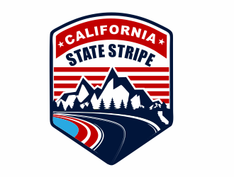 California State Stripe logo design by cgage20