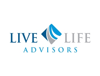 Live Life Advisors logo design by cikiyunn