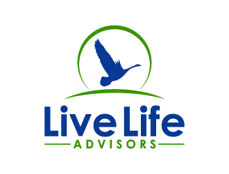 Live Life Advisors logo design by BrightARTS