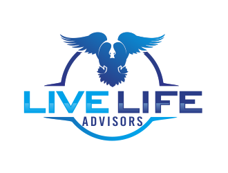 Live Life Advisors logo design by YONK