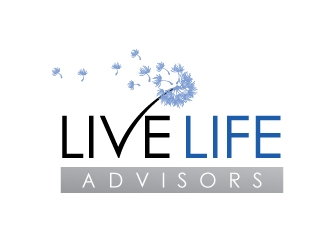 Live Life Advisors logo design by REDCROW