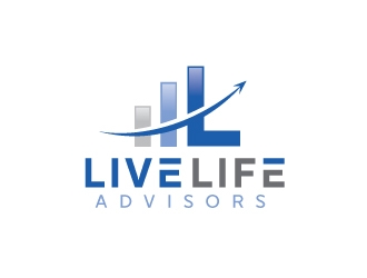 Live Life Advisors logo design by REDCROW