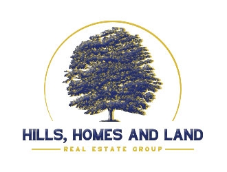 Hills, Homes, and Land logo design by AYATA