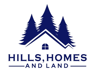 Hills, Homes, and Land logo design by MonkDesign