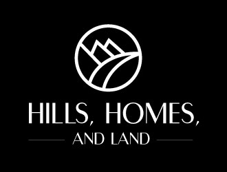 Hills, Homes, and Land logo design by Suvendu