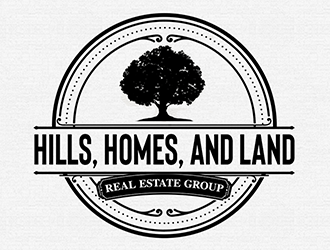Hills, Homes, and Land logo design by Optimus