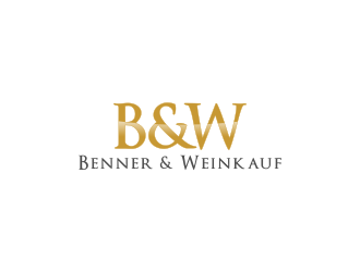 Benner & Weinkauf logo design by akhi