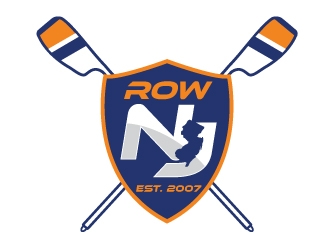Row New Jersey or Row NJ logo design by desynergy