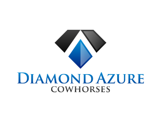 Diamond Azure Cowhorses and Diamond Azure ranch logo design by lexipej