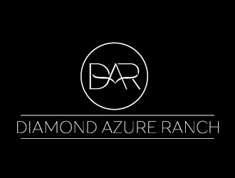 Diamond Azure Cowhorses and Diamond Azure ranch logo design by REDCROW