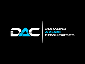 Diamond Azure Cowhorses and Diamond Azure ranch logo design by ubai popi