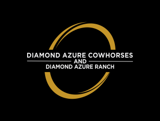Diamond Azure Cowhorses and Diamond Azure ranch logo design by Greenlight