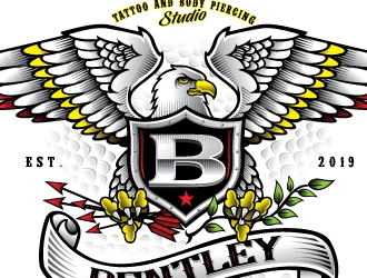 Bentley Tattoo Company logo design by REDCROW