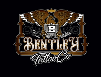 Bentley Tattoo Company logo design by DreamLogoDesign