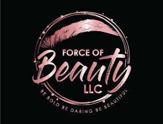 Force Of Beauty LLC logo design by Suvendu