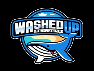 Washed Up logo design by DreamLogoDesign